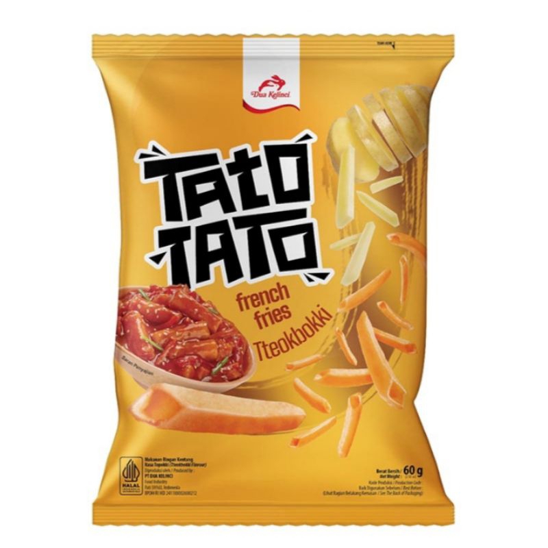 

Dua kelinci tato tato snack kentang all varian 60 g