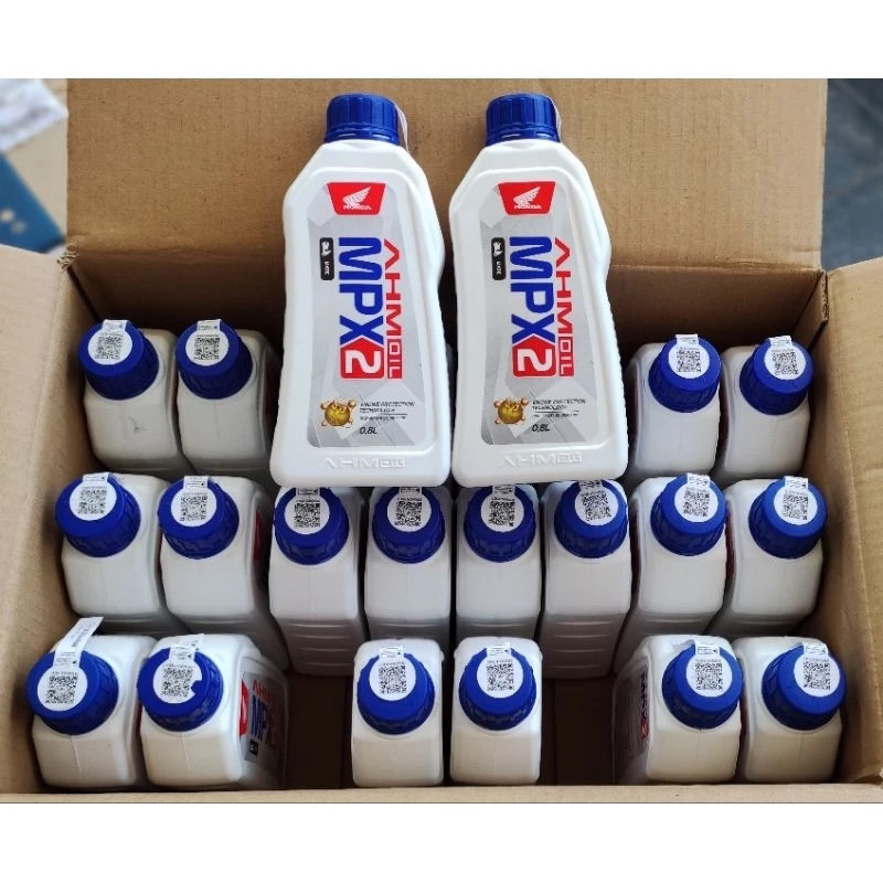 Oli Mpx2 0.8L 10W-30 1 Dus Oli Motor Matic 800ml Honda 24pcs/Dus Mpx2 Mpx 2