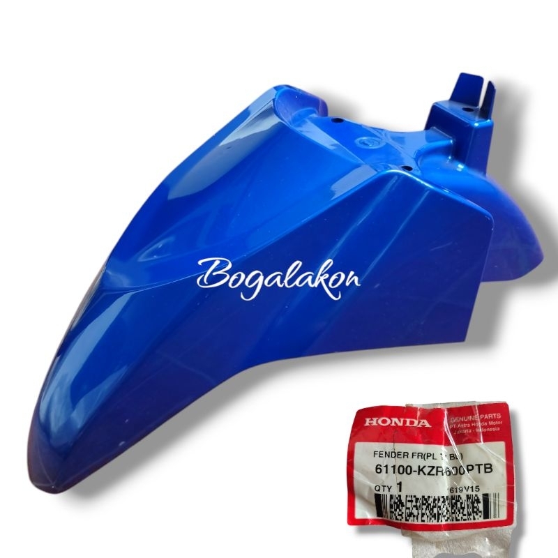 Spakbor slebor depan vario 125 bohlam kzr biru original ahm 61100kzr600ptb