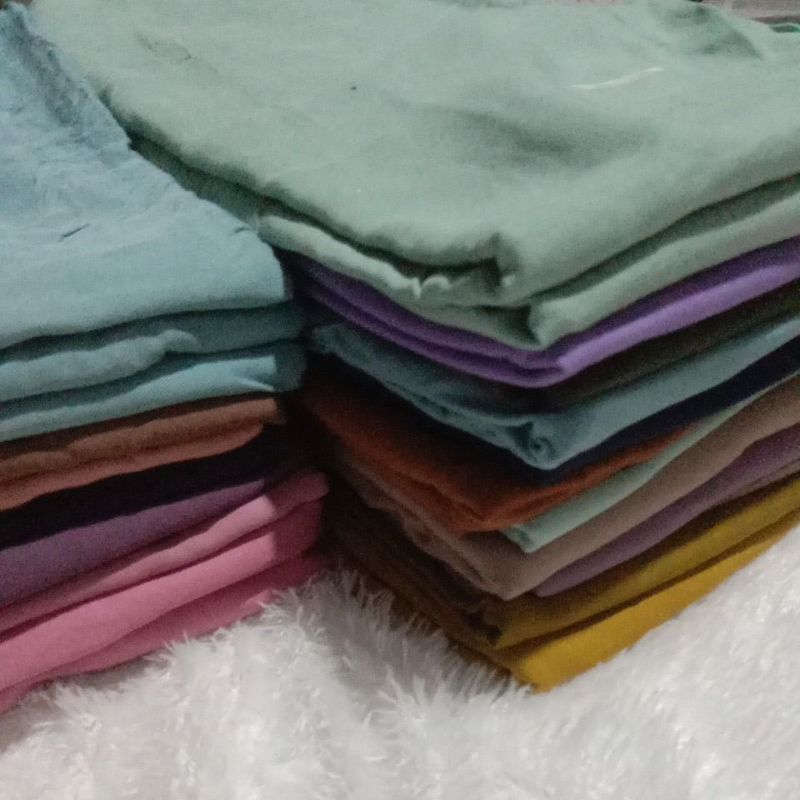 kain rayon twil polos, potongan