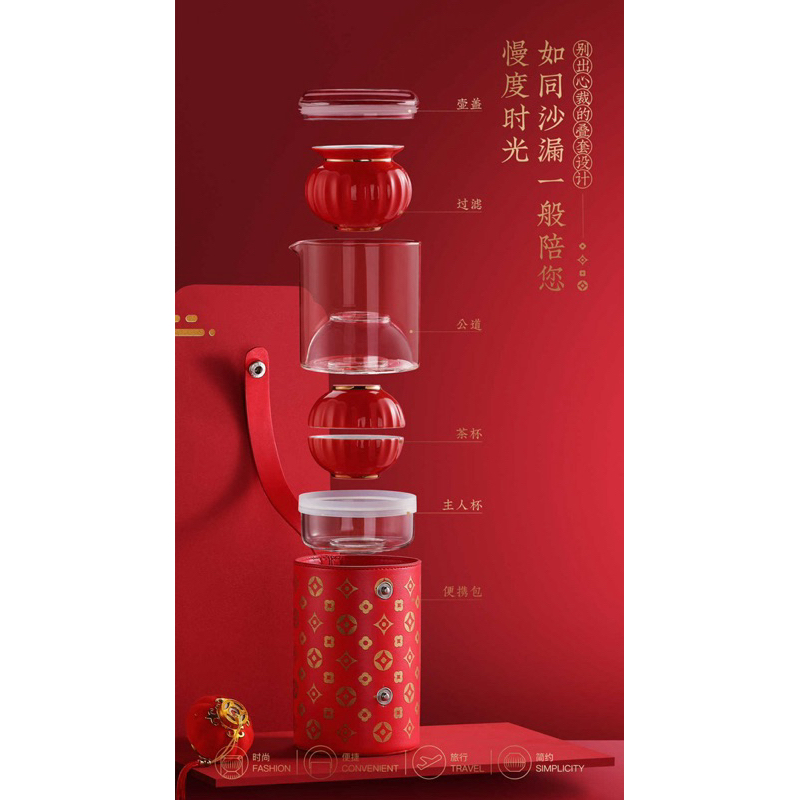 

Imlek 2025 AILIVE Tea Set Hampers Lampion Rejeki Gift Box Premium Lunar New Year