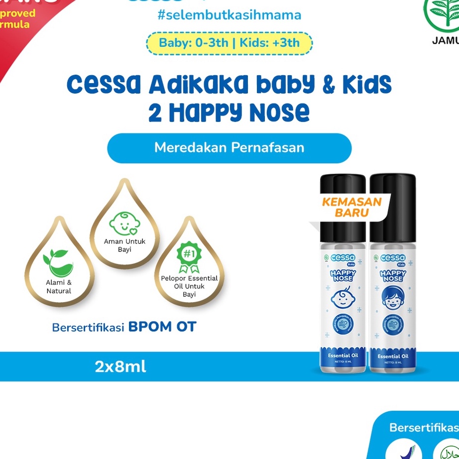 

Flas Sale 11 Cessa AdiKakak Baby Kids 2 Happy Nose Terpercaya