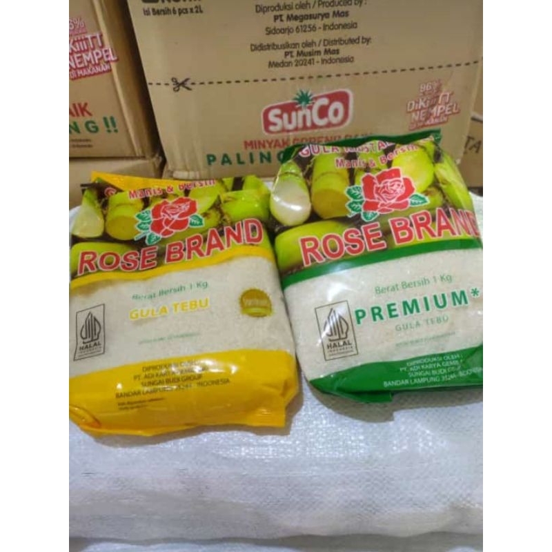 

Gula Rosebrand isi 10kg dan 20kg