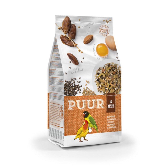 WITTE MOLEN - PUUR Lovebird Agapornis 750 gr Pakan Lovebird Import Mix Holland
