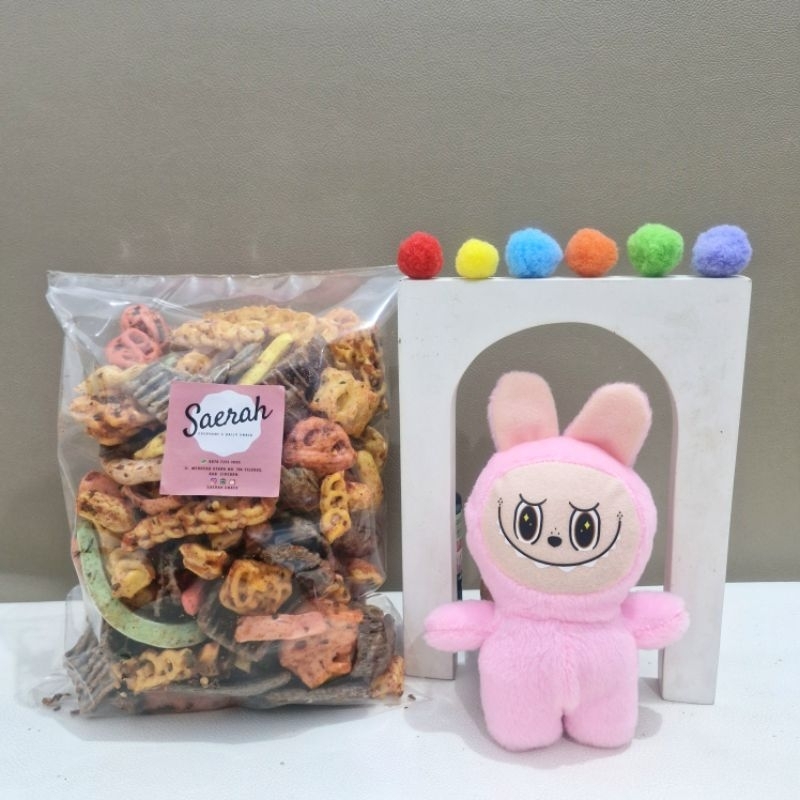 

Kerupuk Seblak Campur Kerupuk Pedas 250 gram