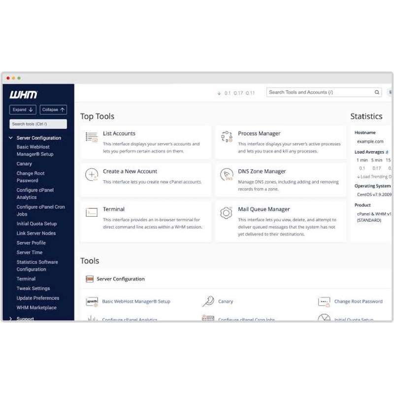 WHM root open port sender