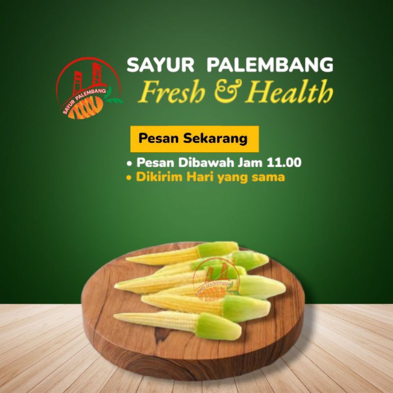 

Jagung Kecil / Kris Jagung kupas 100Gram - Sayur Palembang