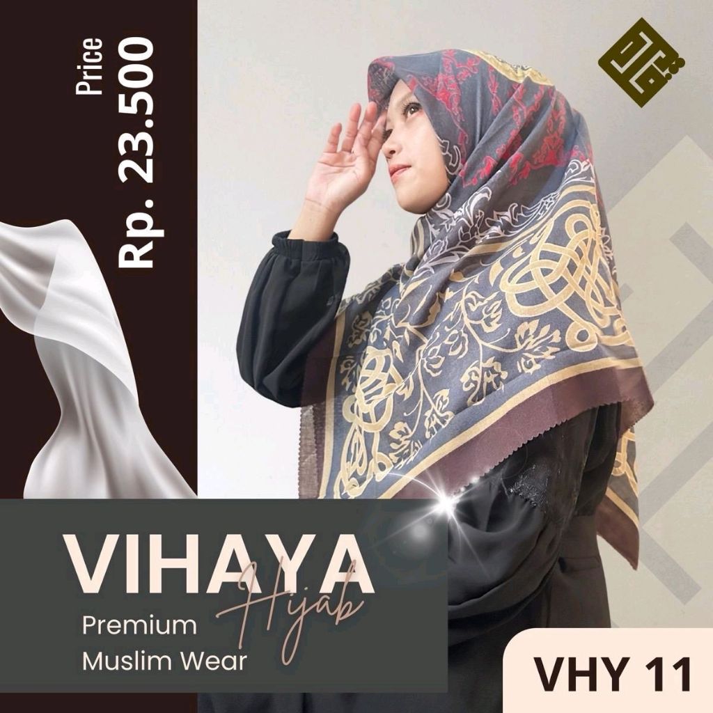 Hijab Voal Lasercut Printing