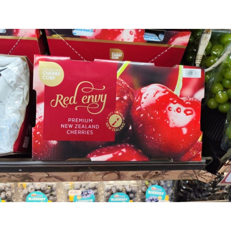 

Buah Cherry corp envy import new Zealand original jumbo 2 kg
