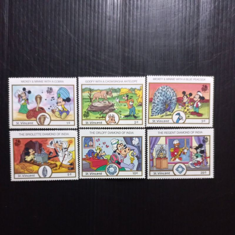 

D13 PRANGKO PERANGKO DISNEY ST.VINCENT