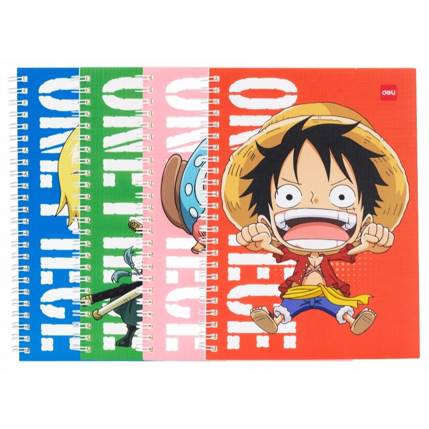 

Deli Spiral Notebook A5 60sheets N003