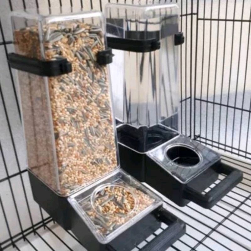 TEMPAT MAKAN/MINUM DISPENSER JUMBO BURUNG KICAU 1 pcs