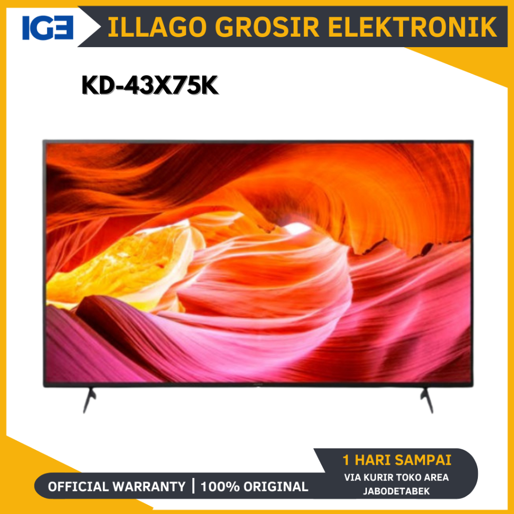 SONY 43X75K 4K UHD HDR Smart Android TV 43 Inch KD-43X75K
