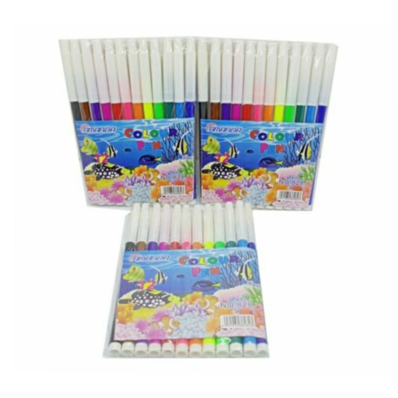 

Spidol anak warna warni mewarna mewarnai alat tulis sekolah stationery stationary amanda pensil pencil colouring marker mark colour pen perlengkapan sekolah school 12 warna tabilo highlighter lighter teks paud tk watercolor traveling permanen