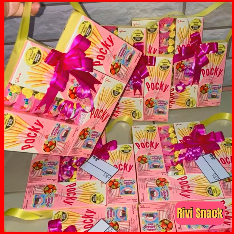 

[PROMO] POCKY STRAWBERRY COKELAT LOVE PITA / HAMPERS POCKY / HARI GURU VANLENTINE KADO BUCKET PARCEL SNACK