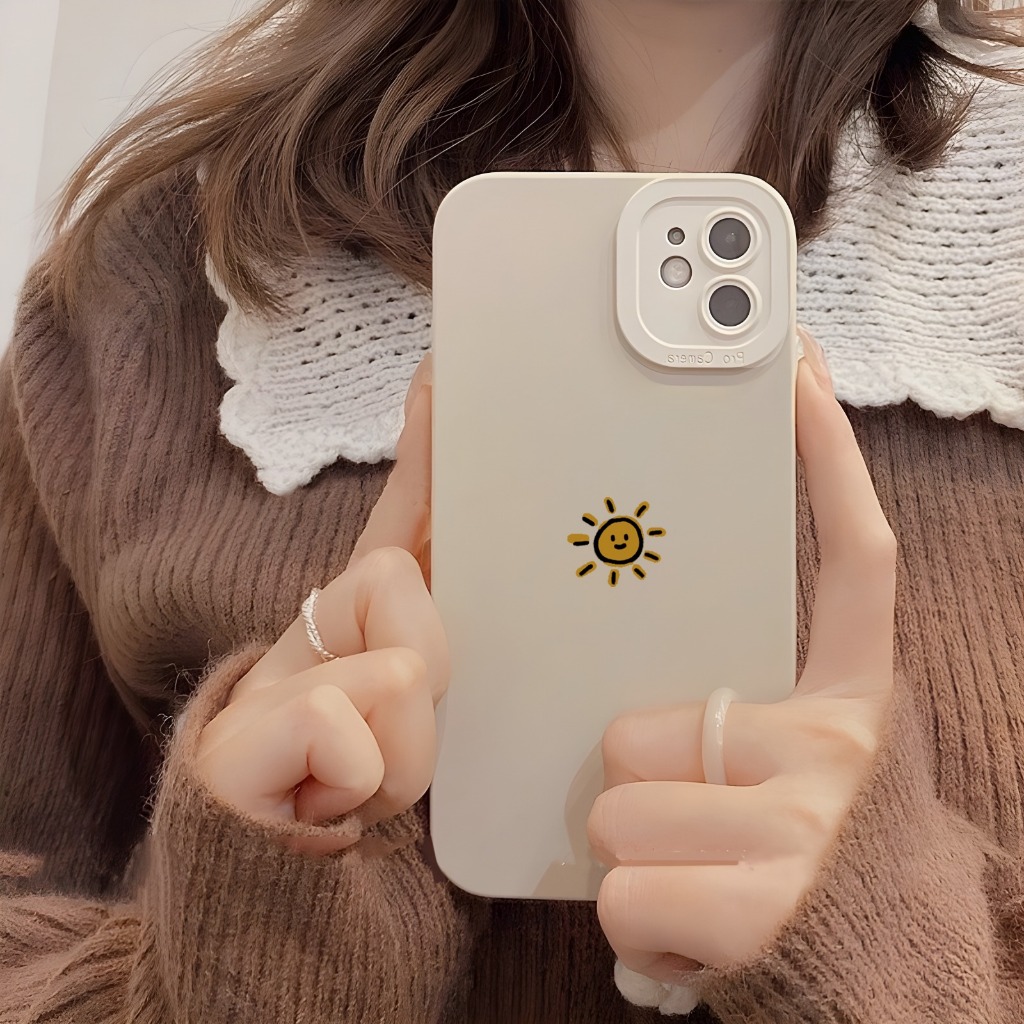 SS822 CASE FOR OPPO OPPO A5i  RENO 4 4F 5 5F 7 8 8Z 9 Couple Case Moon And Sun Softcase Casing Hp DA