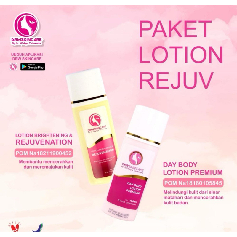 Paket Lotion Rejuv (Siang malam) Drw skincare
