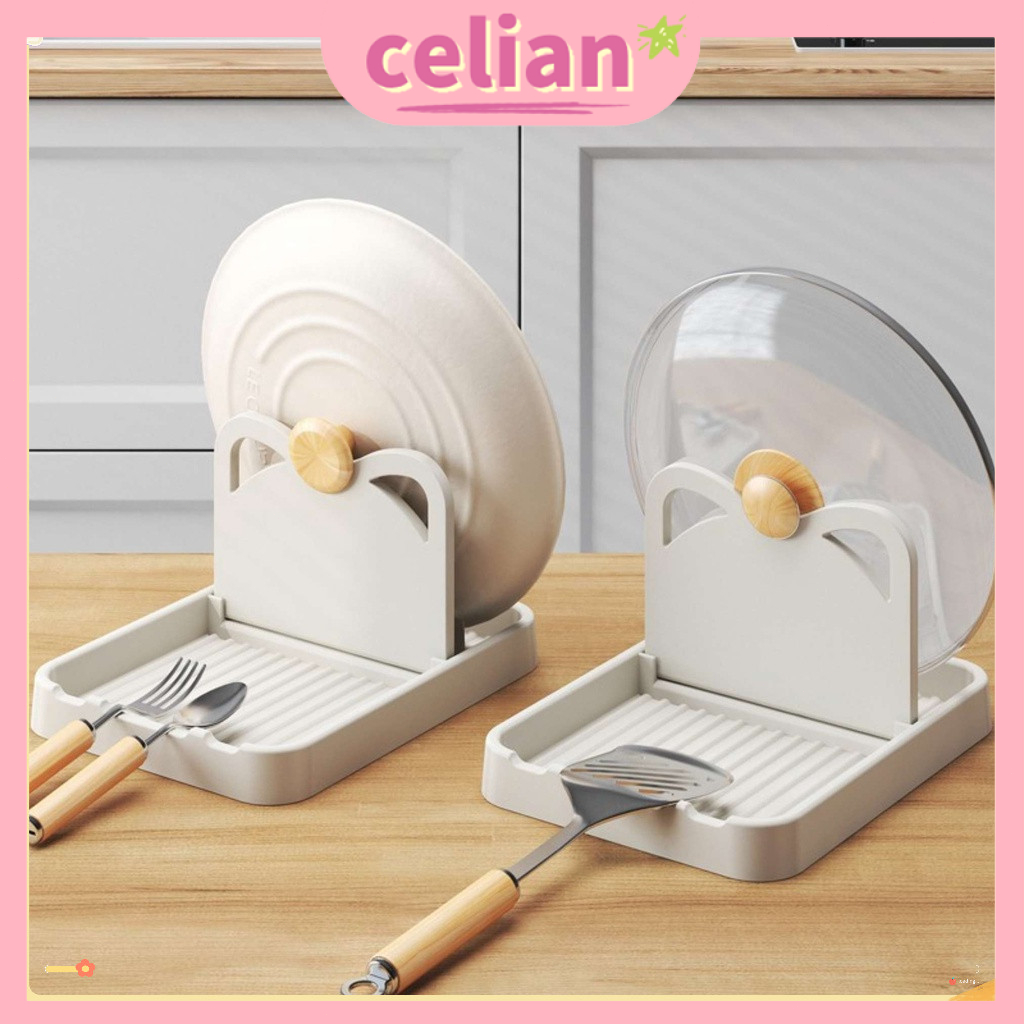 Tatakan Sendok Spatula Rak Sepatula Sutil Tempat tutup panci sendok