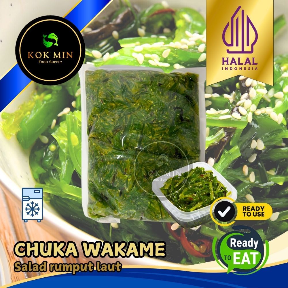 

Chuka Wakame Halal / Salad Rumput Laut / Seaweed Salad - 500 gram