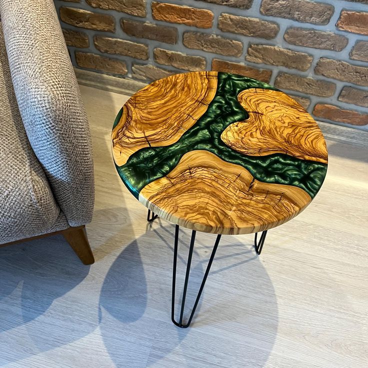 MEJA kopi kecil meja tamu meja santai meja kayu resin meja teras