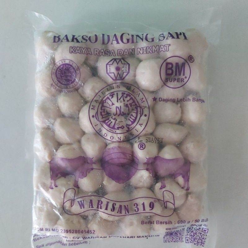 

Bakso Sapi Warisan Isi 50 ( Kirim Instant )