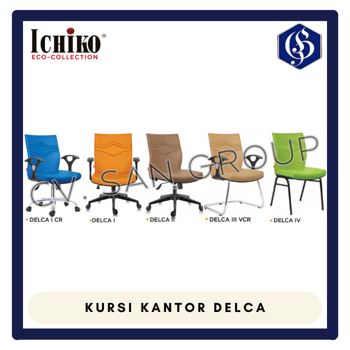 Kursi Kantor Kursi Kerja Kursi Staff Ichiko Eco - DELCA