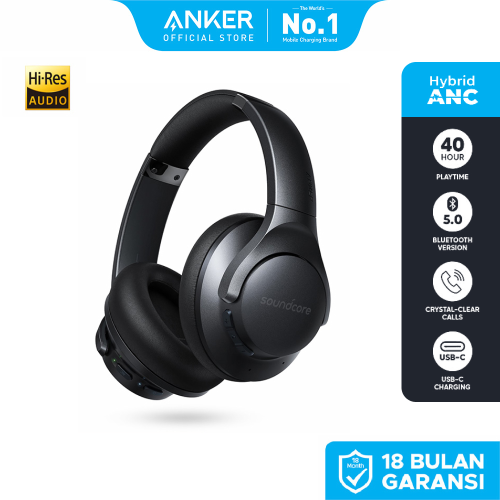 Headphone Bluetooth Soundcore Life Q20 Plus - A3045