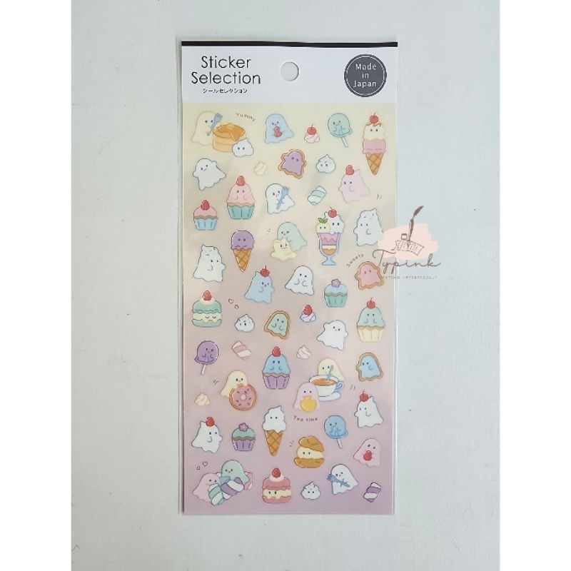 

GAIA STICKER COLLECTION GHOST DESSERT KAWAII JOURNALING PLANNER DECOR SCRAPBOOKING STIKER JOURNAL JEPANG MADE IN JAPAN