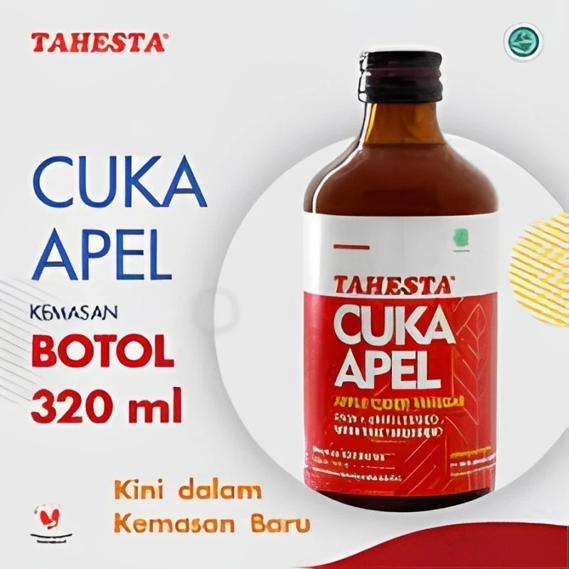 

Tahesta Cuka Apel Isi 320ml - Untuk Menguatkan Sistem Pencernaan