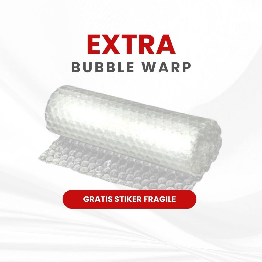 

EXTRA BUBBLE WRAP + FREE STICKER FRAGILE [ WAJIB DISERTAI PEMBELIAN PRODUK KIMIARAYA]