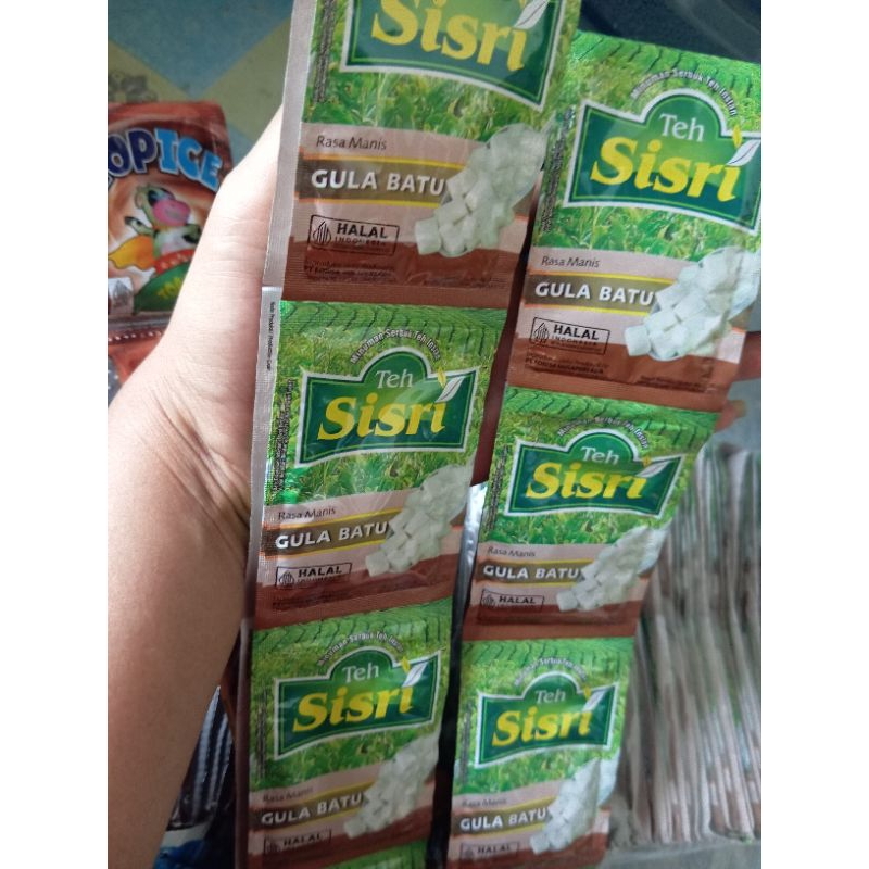 

TEH SISRI GULA BATU RENCENG ISI 10 sachet