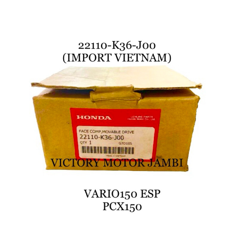 RUMAH ROLLER FACE COMP VARIO150 ESP PCX150 22110-K36-J00 IMPORT VIETNAM HONDA AHM