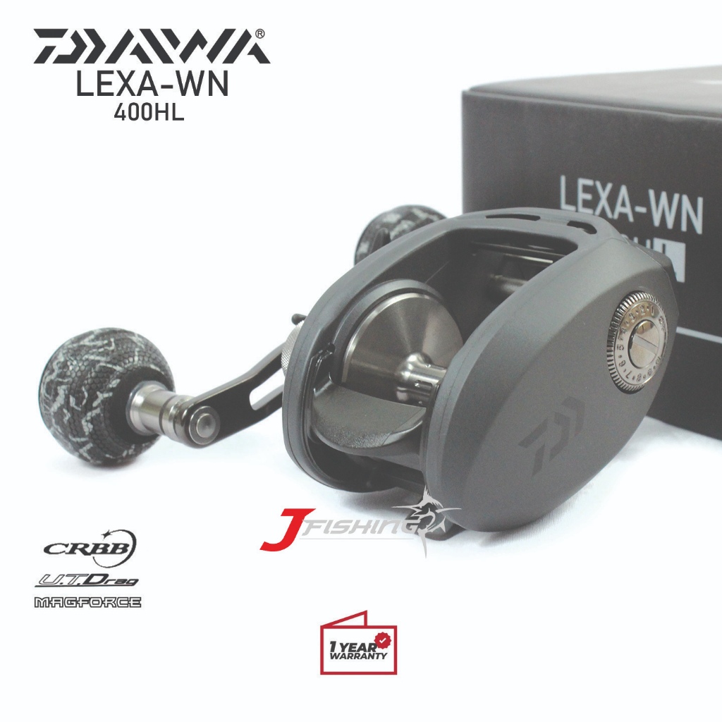 Reel BC DAIWA LEXA WN 20 400HL | Baitcasting | Handle Kiri | Resmi