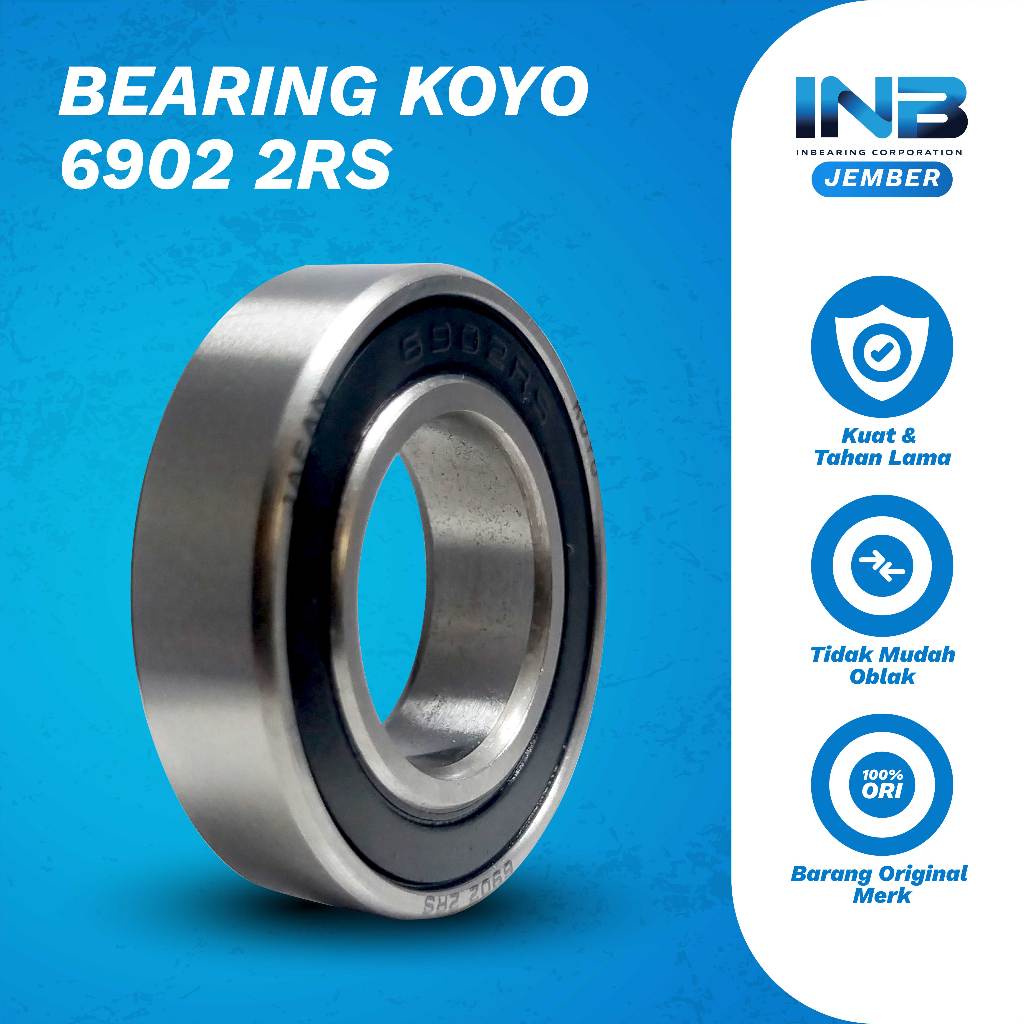 Laker Bearing 6902 2RS KOYO Bearing Pully Beat Pcx Noken As Supra X 125 Original KOYO INB JEMBER