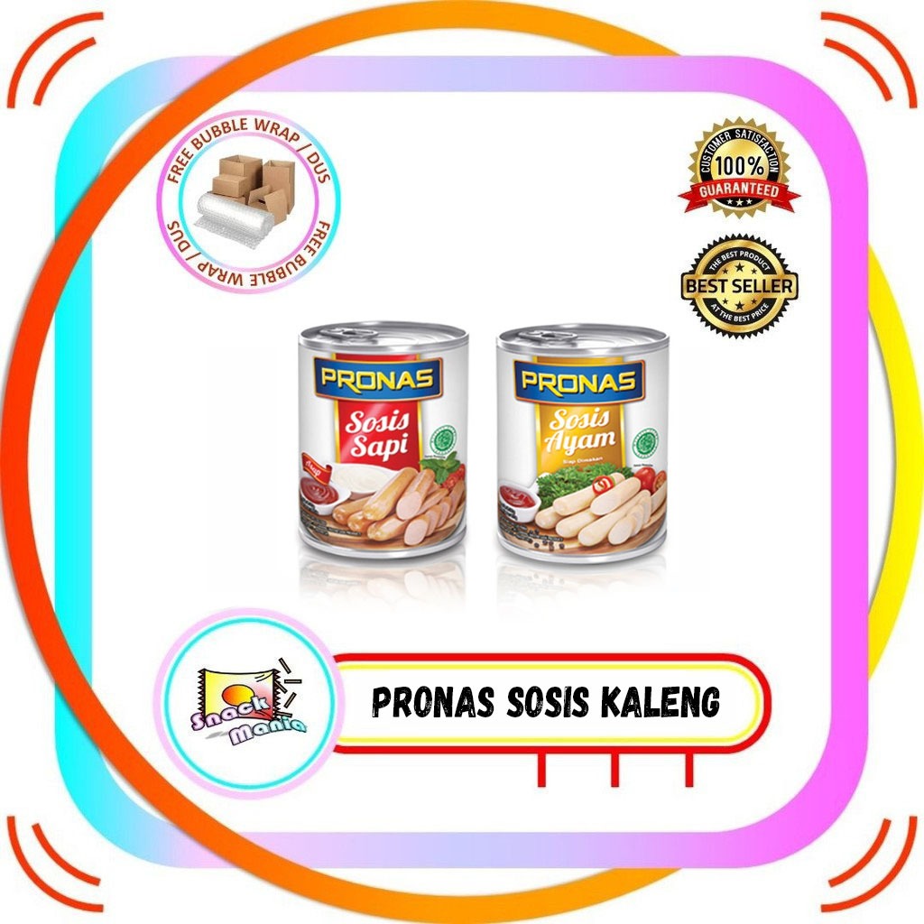 

Pronas Chicken | Beef Sausage 325 gr Sosis Ayam Sapi Kaleng