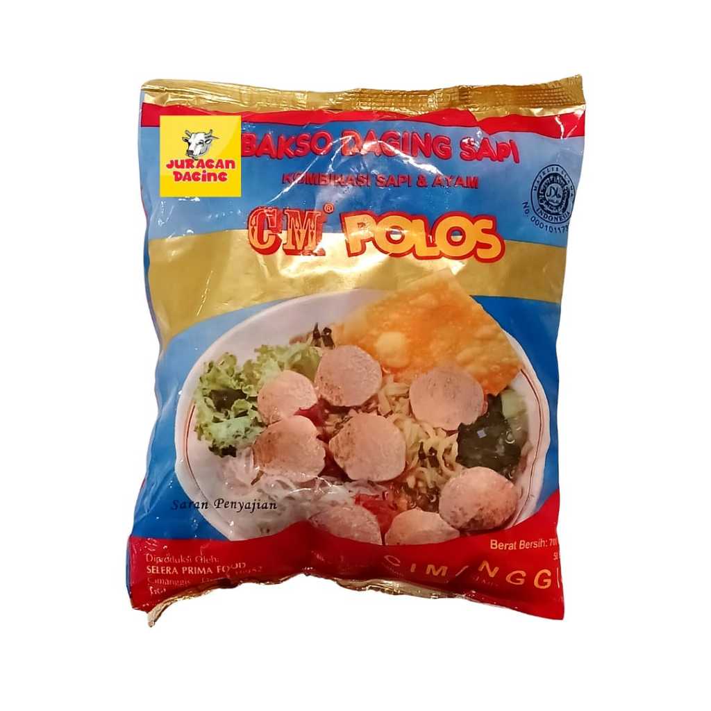 

Bakso Daging Sapi Kombinasi CM Polos isi 50 700gr