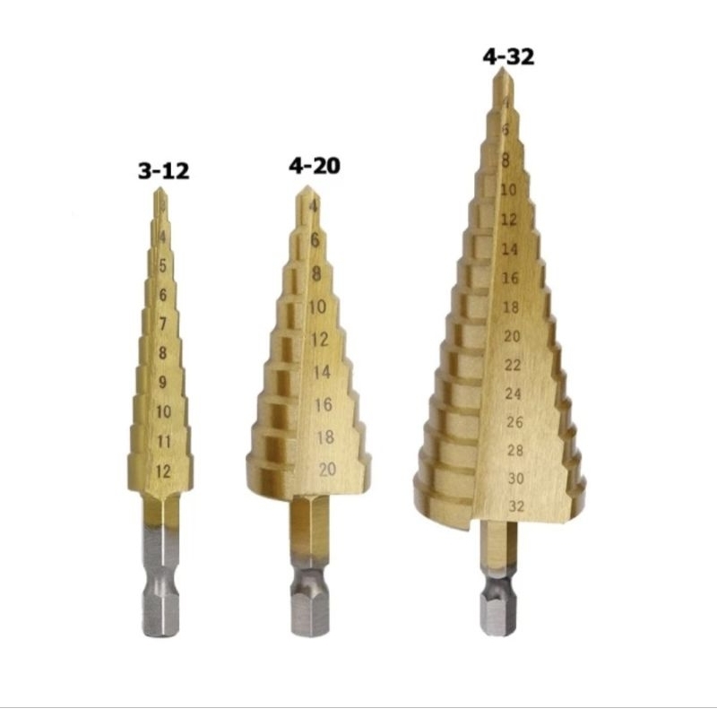 BENZ Multi Step Drill Bit Mata Bor Pagoda