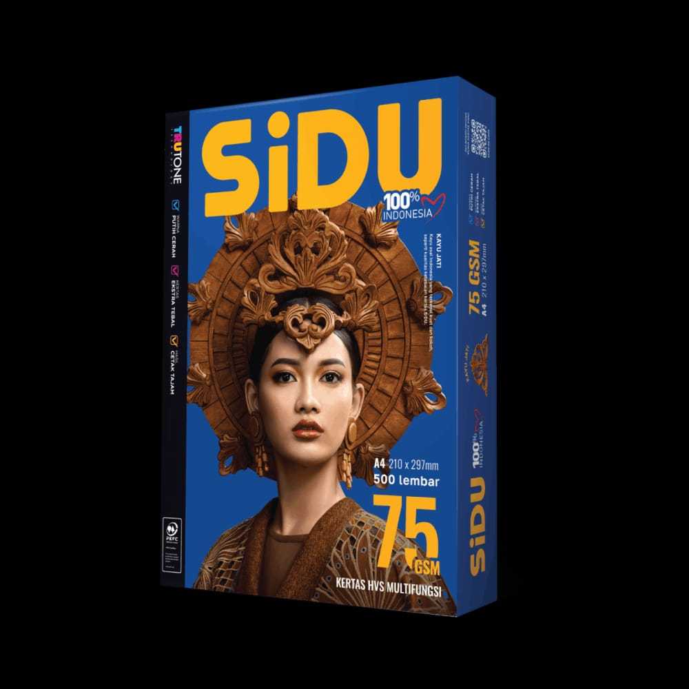 

SIDU - Kertas Fotocopy A4 75GR / HVS A4 75 GR 1 Rim