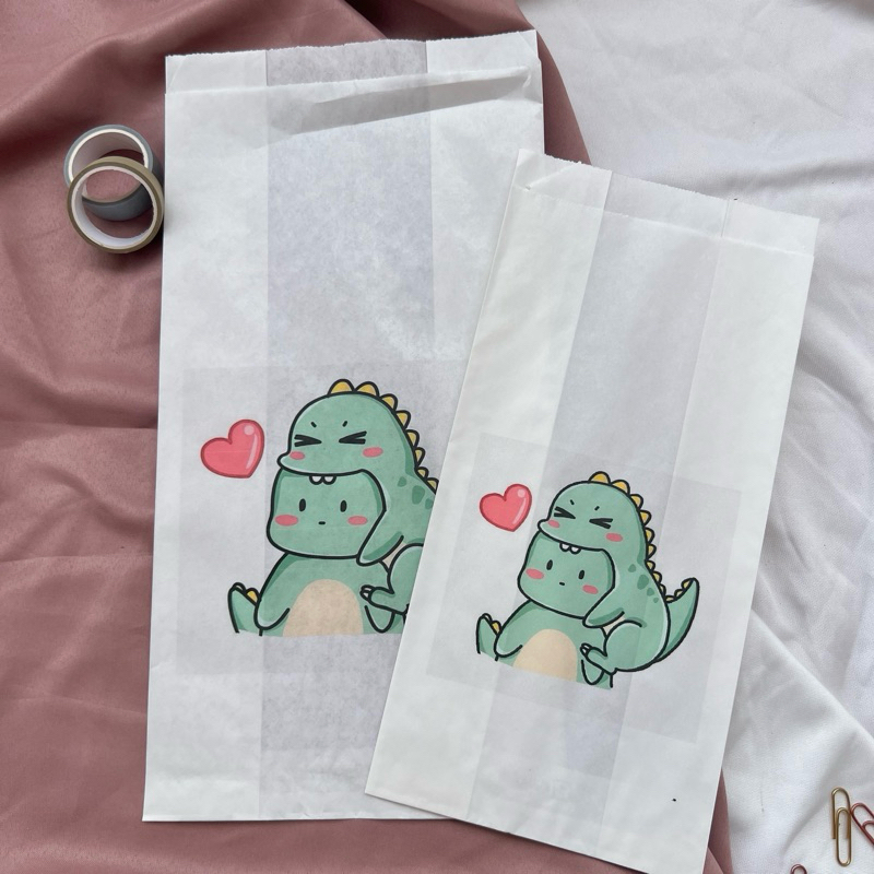 

Packaging Amplop putih motif Couple Dini