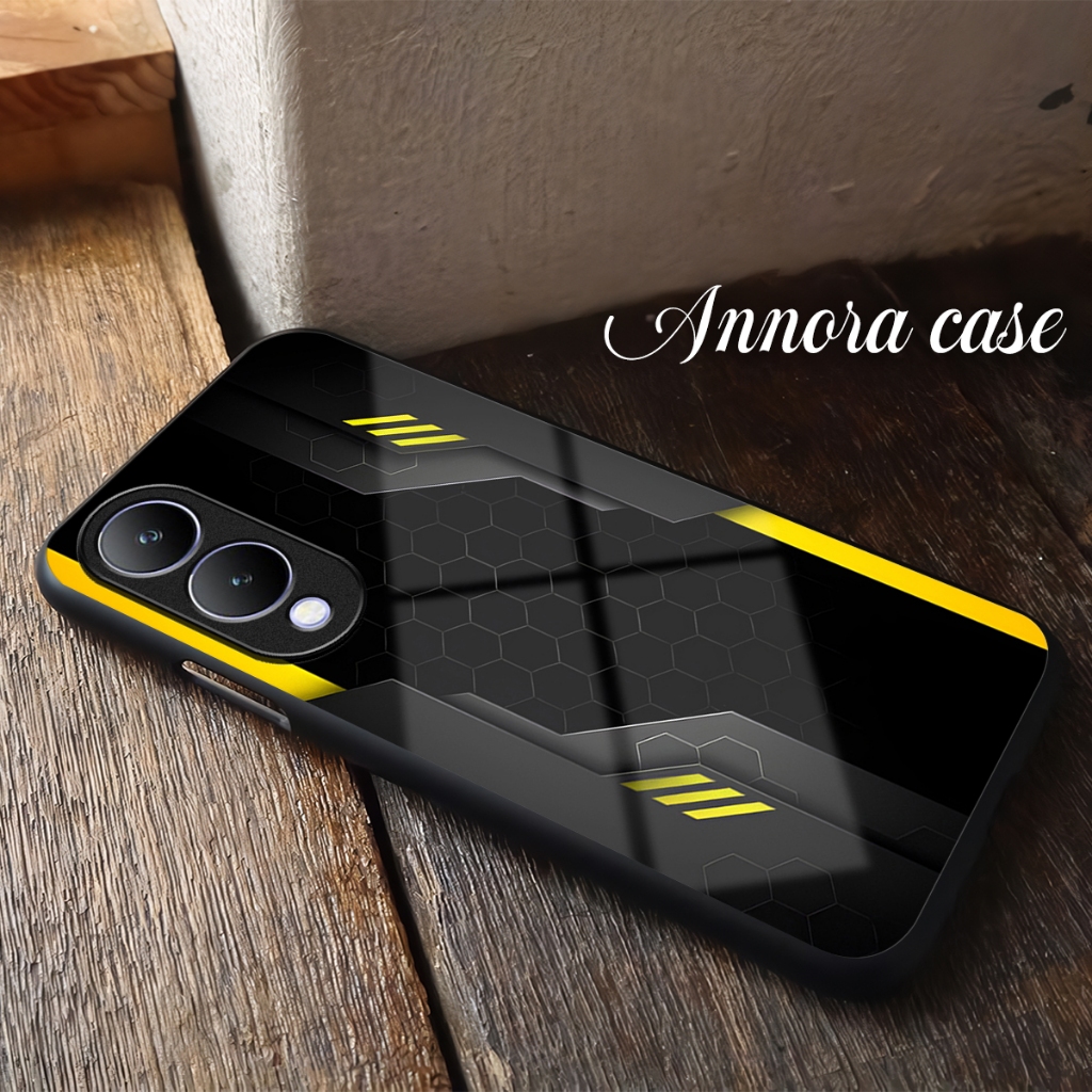 Softcase Glass Vivo Y17s - Case Glossy Keren - Softcase Import Casing Hp Vivo - Bisa Untuk Vivo Y17s
