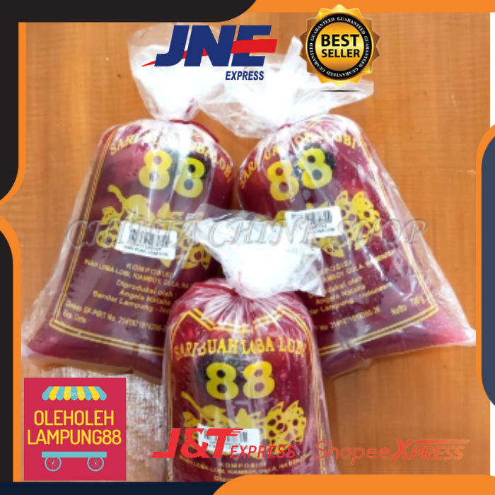 Cap 88 Manisan Buah Lobi Lobi Kemasan 700Gr Manisan Es Buah Lobi Lobi Manisan Oleh Oleh Lampung