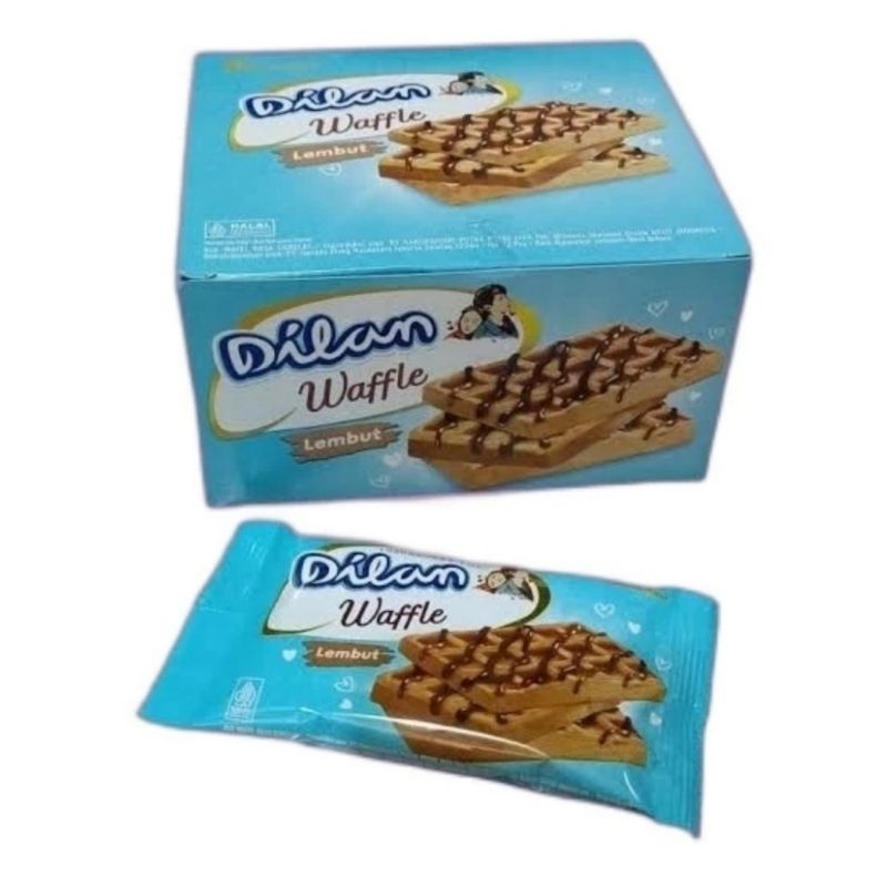 

Dilan Waffle Lembut Sekotak isi 12 Pcs