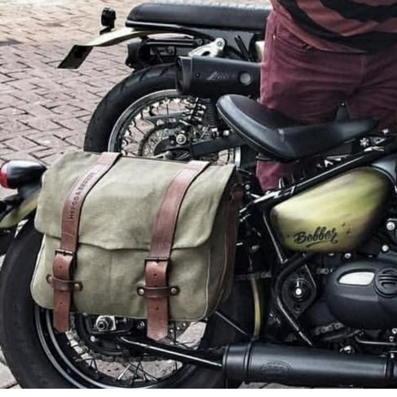 side bag royal Enfield interceptor+ side rack