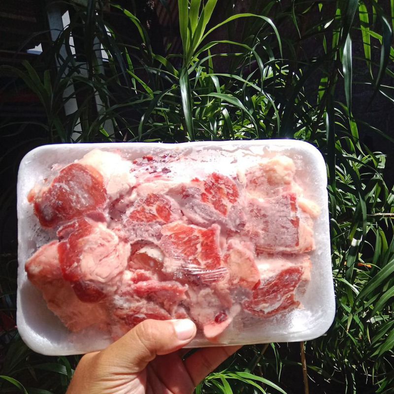 Tetelan daging dan sandung lamur sapi 500 gr