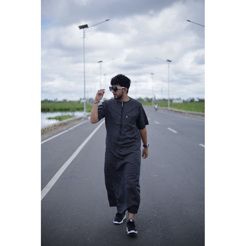 gamis jaguar annun pendek