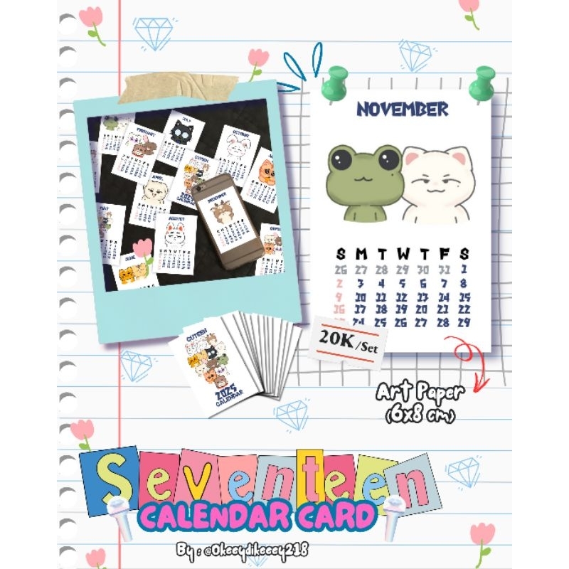 

Pelunasan PO Calendar Card Cuteen