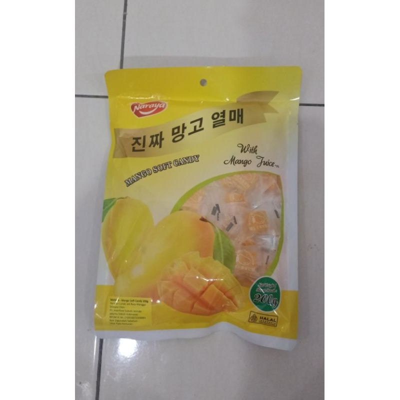 

Naraya Soft Candy Manggo 200gr