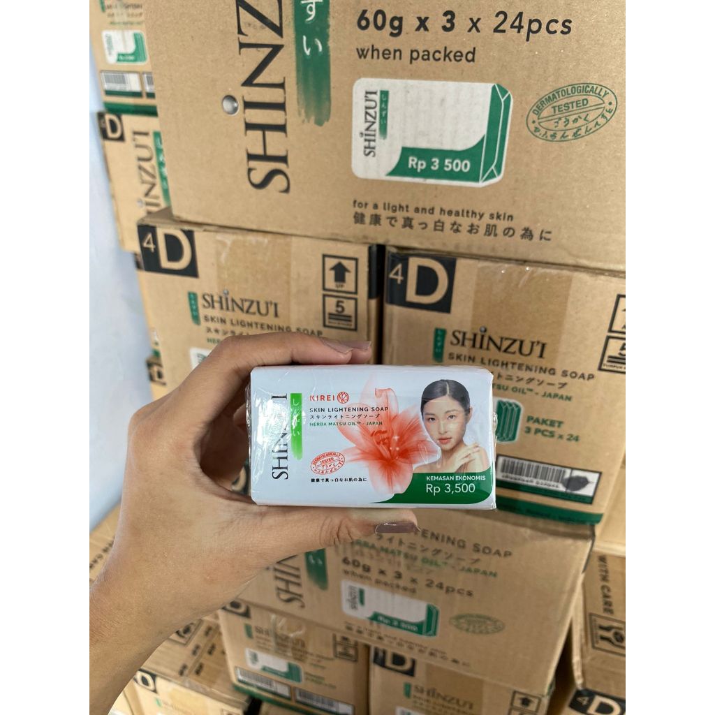 [1 DUS 72 PCS] Sabun Shinzui Batang 1 Dus Kemasan Terbaru