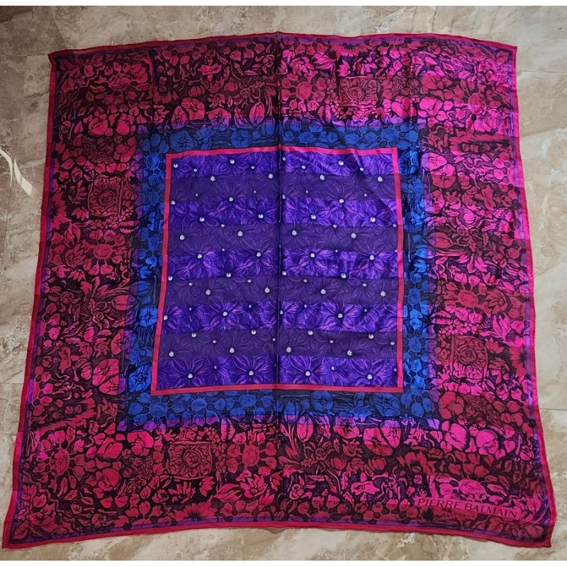 Pierre balmain vintage silk scarf