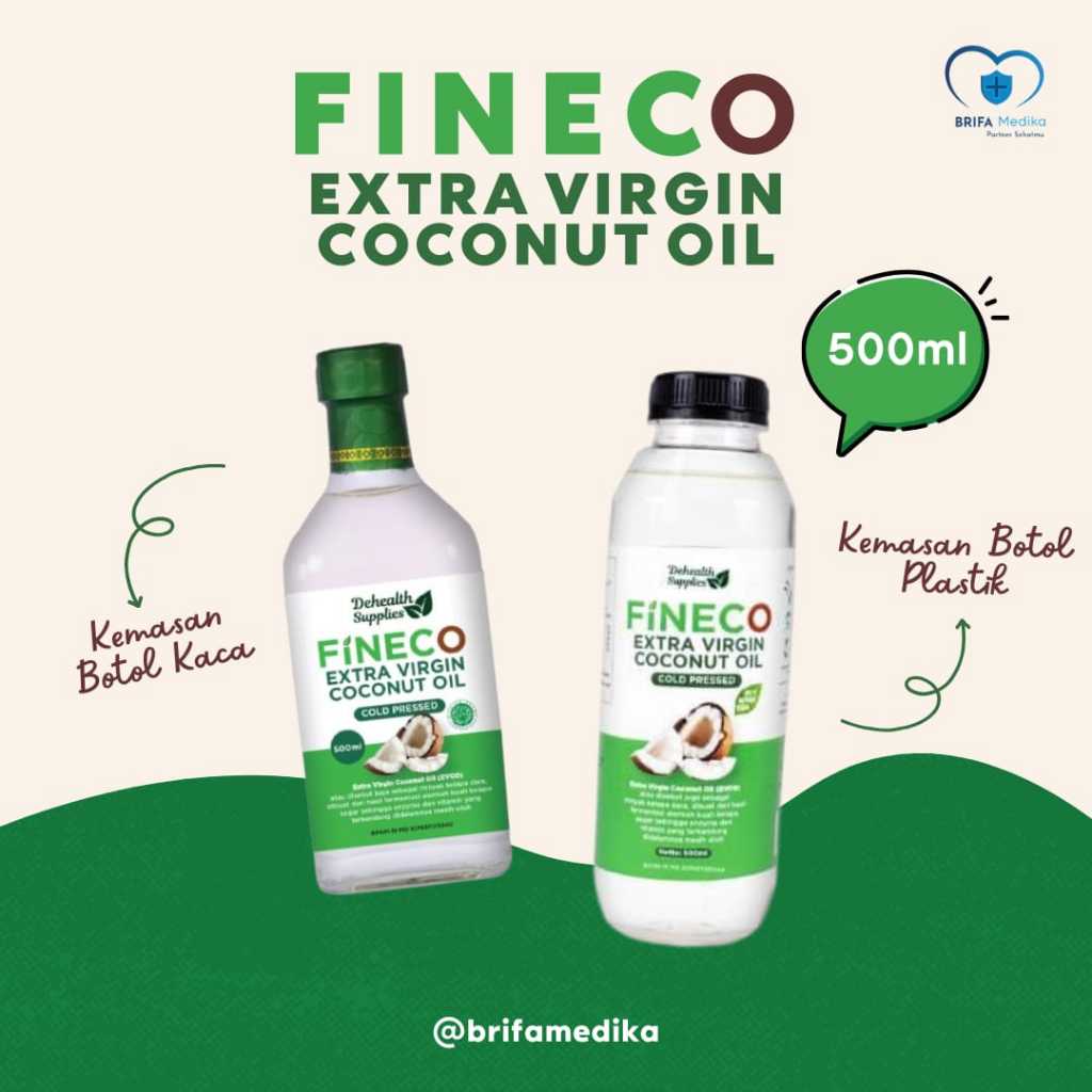 

FINEGA EVCO FINECO / MINYAK KELAPA MURNI ALAMIAH UKURAN 500ML (BOTOL PLASTIK/KACA)